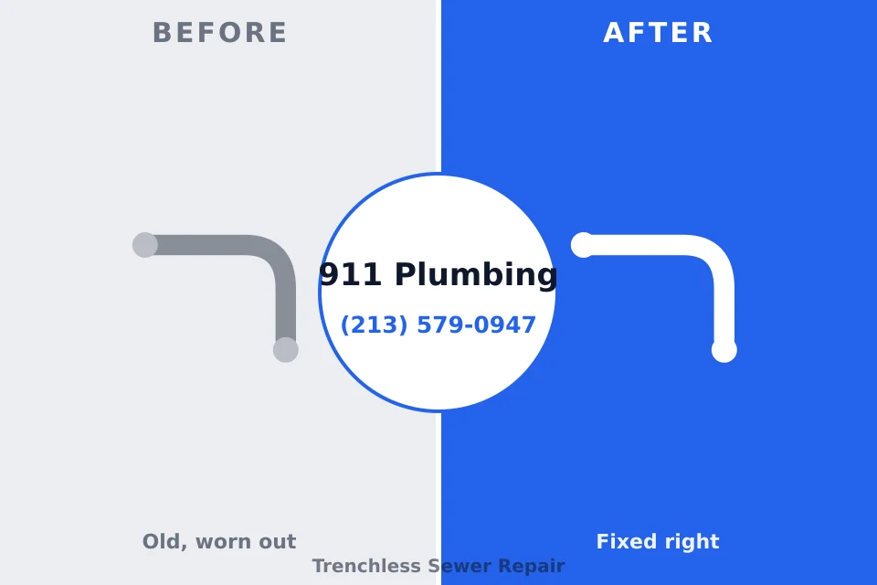 Before and after: plumbing company Camden, AR